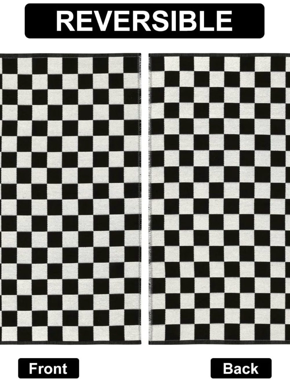 Checkerboard Rug, 2x3 Ft - Picture 5 of 9